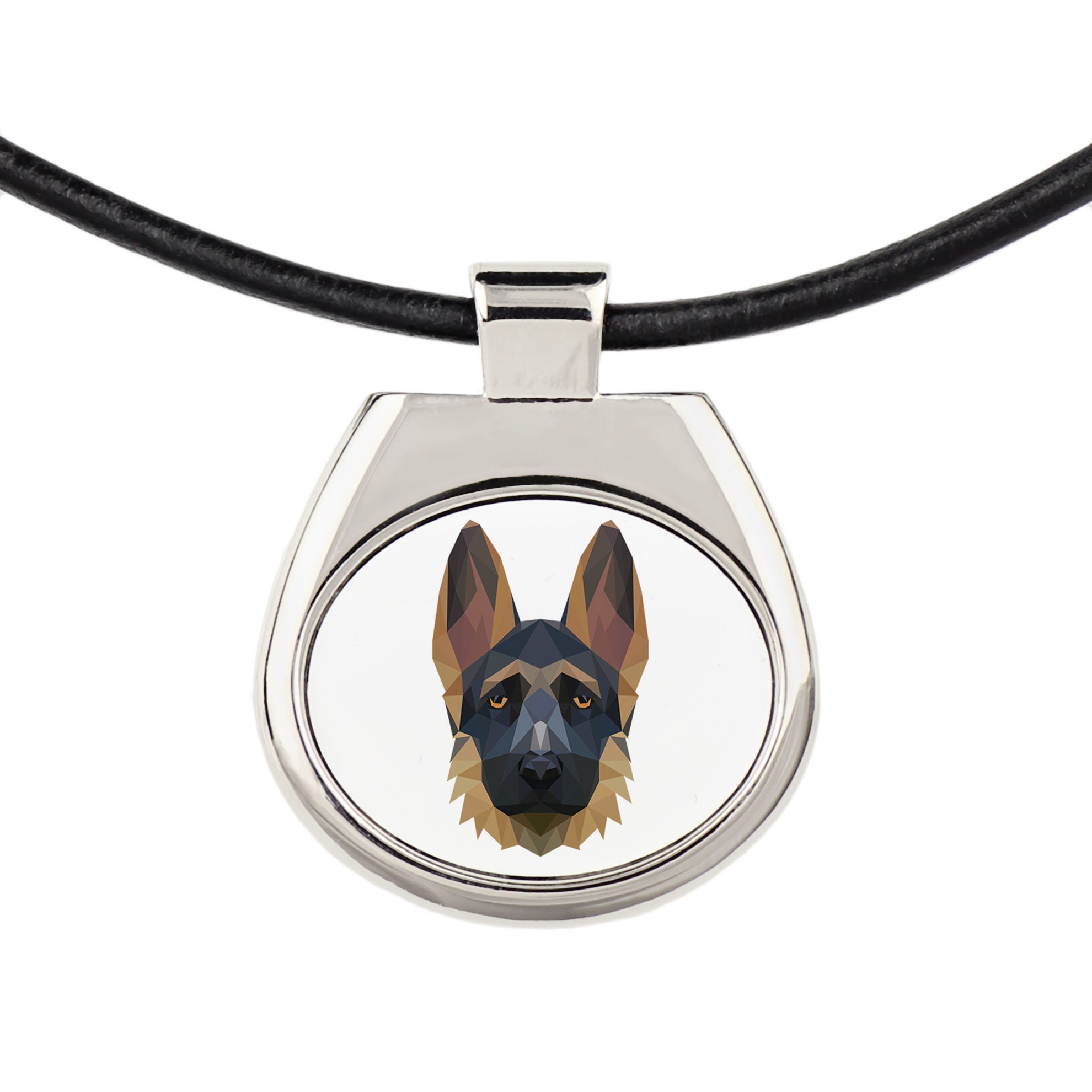 German Shepard pendant part of the Gemma J Woof Collection.