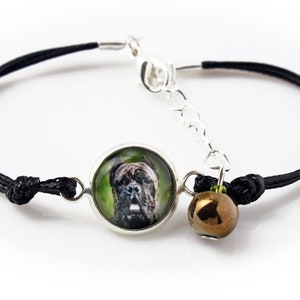Cane Corso Bracelet with a photo of a dog, Customizable jewelry for pet lovers, Your photo, Handmade