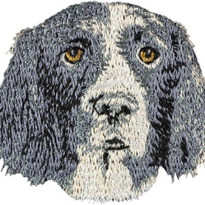 Drentsche Patrijshound Patch, Embroidered Tab, Patch with a dog, Sew on patch, Dog embroidery, dog owner accessory, dog lover applique