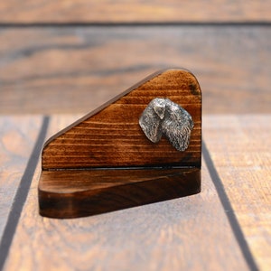 Black Russian Terrier Tealight Holder, Tea Light Stand, Wooden Candle Holder, Home and office decor,Dog person gift,Decoration for dog lover
