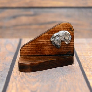 Cesky Terrier Tealight Holder, Tea Light Stand, Wooden Candle Holder, Home and office decor, Dog person gift, Decoration for dog lover