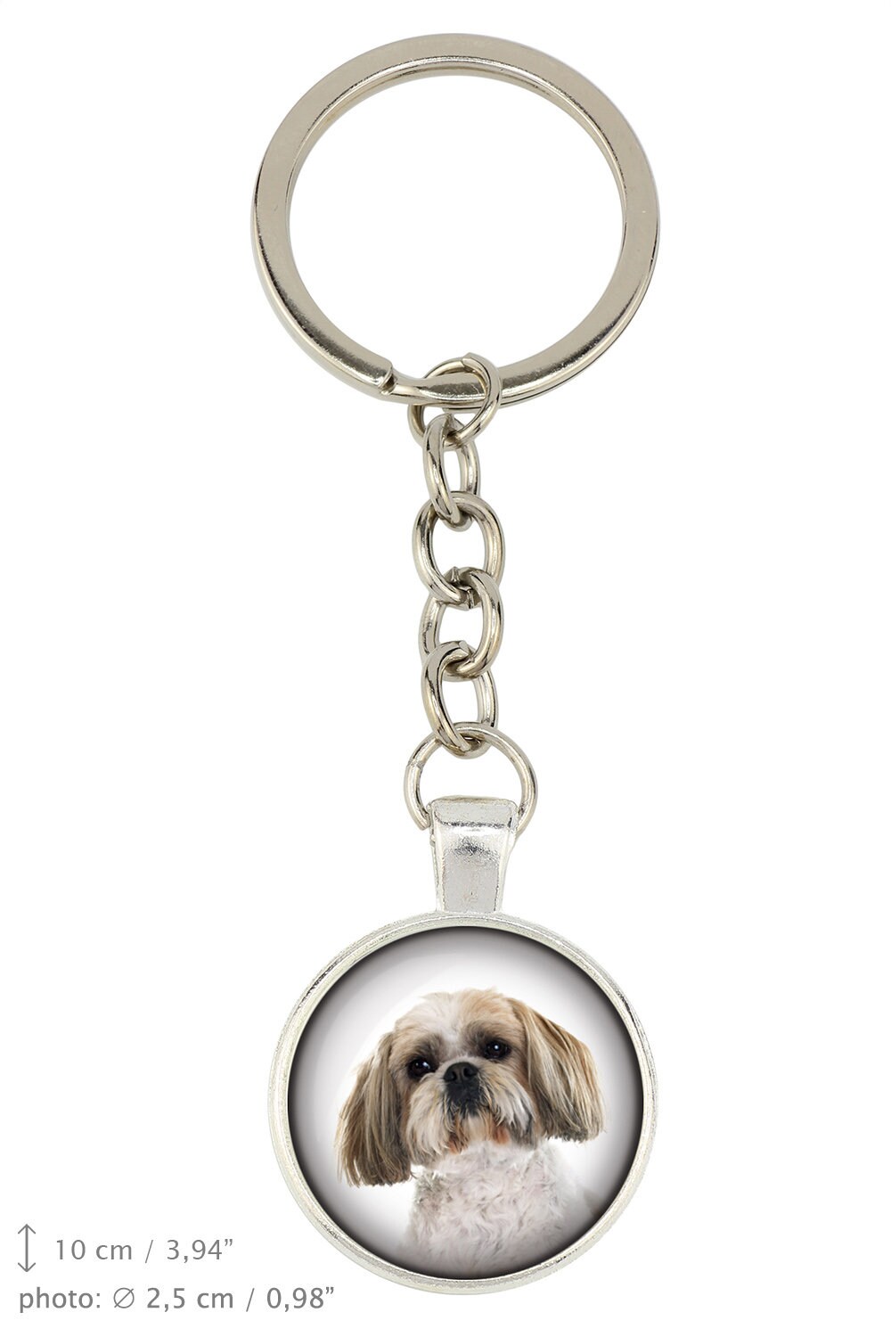 Shih Tzu Keyring With a Photo of a Dog, Customizable Keychain for Pet  Lovers, Your Photo, Handmade - Etsy