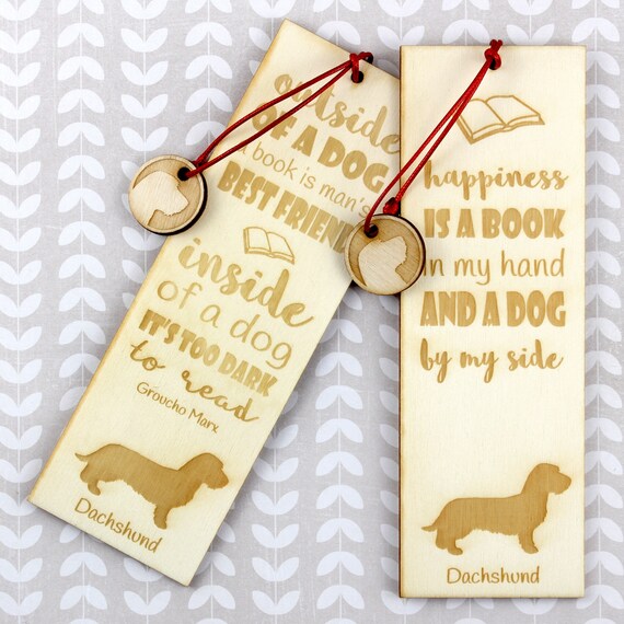 Bookmark - PERSONALIZED Golden Retreiver Dog - Birch wood Bookmark - PERSONALIZED Golden Retreiver Dog - Birch wood