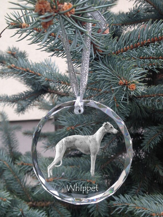 Whippet christmas tree ornament Clearance