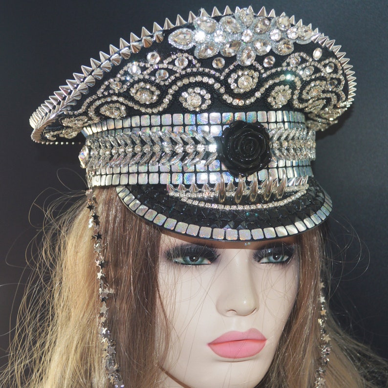 bedazzled captain hat