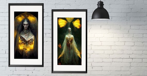 Dark Fantasy Gothic Art Digital Instant Download Skull Digital - Etsy