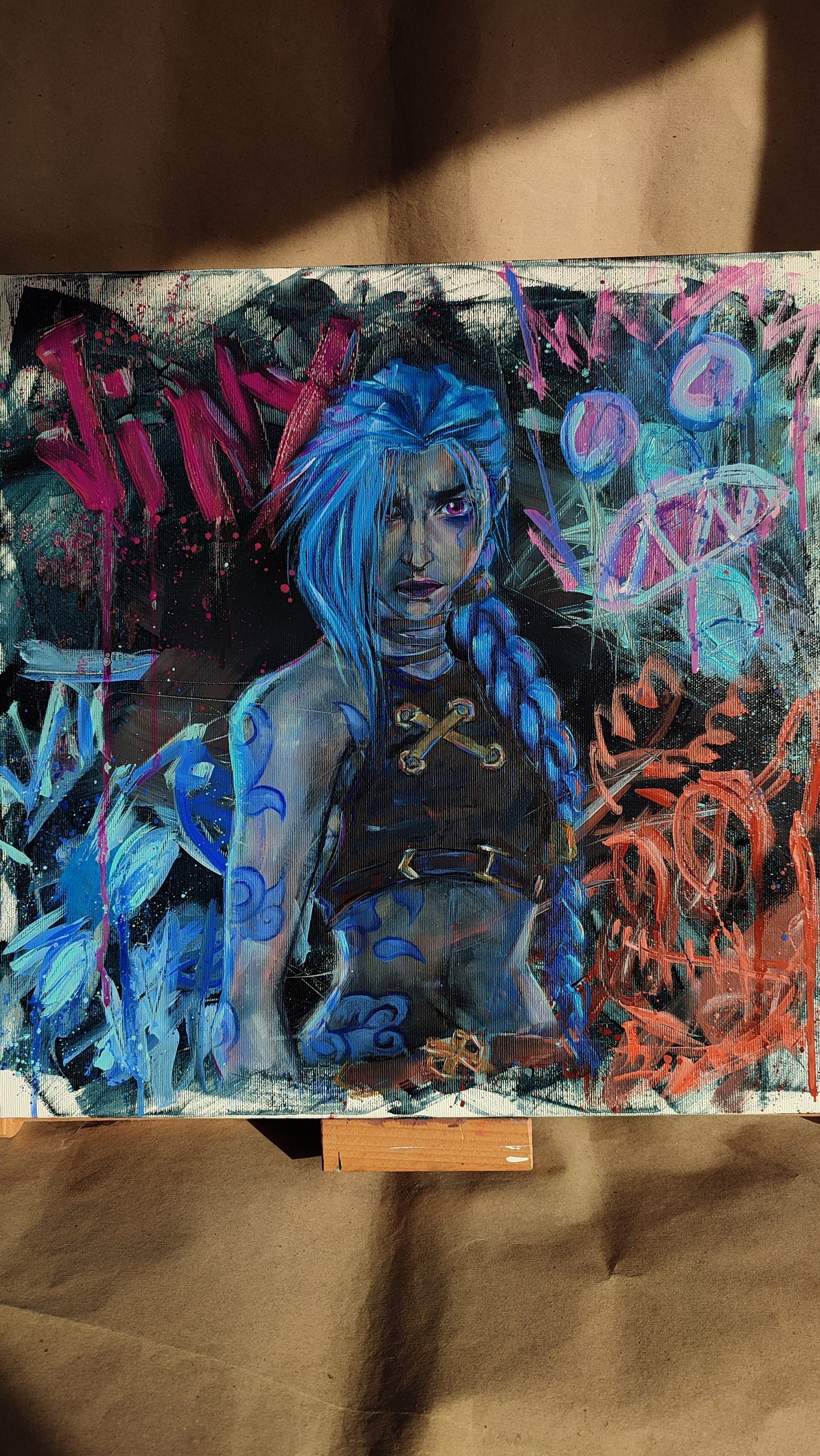 Oil Painting Canvas Lol Art Video Game Character Wallart Decor Game Room Artwork Walls Colorful