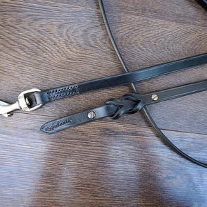 Snap Leather Lunge Line