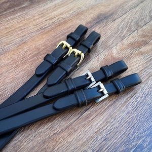 Buckle End English Leather Reins