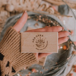 10x Tarjetero de madera de roble, Tarjetero, Tarjetero de madera, Estuche para tarjetas de visita, Madera, Tarjetas de visita, Tarjetero de madera, Tarjetero