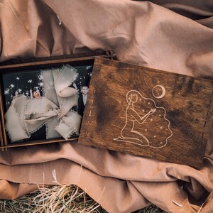 5x7 Prints, Wooden Box, Photo Storage, Hand Made, Personalized Gift, Home Decor