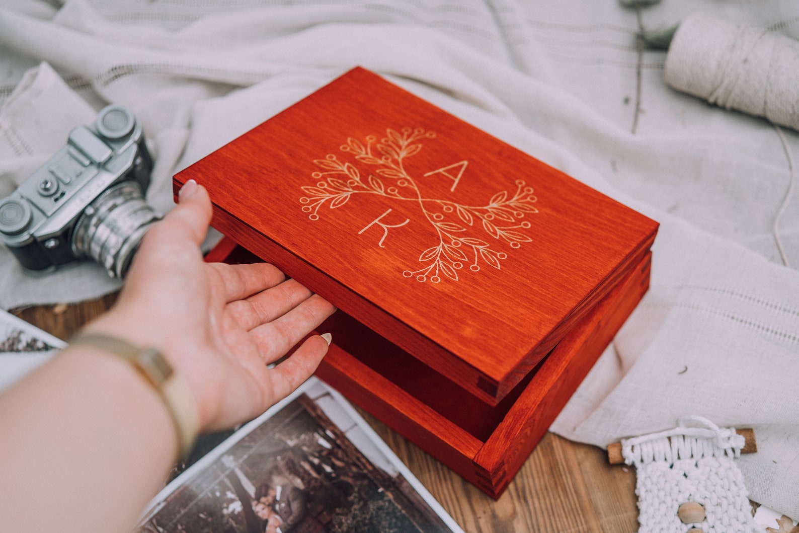 Memory Box Personalized Gift in Loving Memory Keepsake Box Etsy