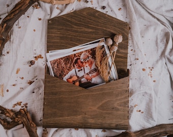 Wooden folder A4, Briefcase Box, Prints 20x30, Document Folder, Photo Storage