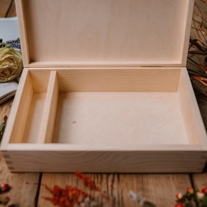 Gepersonaliseerd cadeau, 6 x 9 afdrukken, houten kist, woondecoratie, aandenken, herinnering