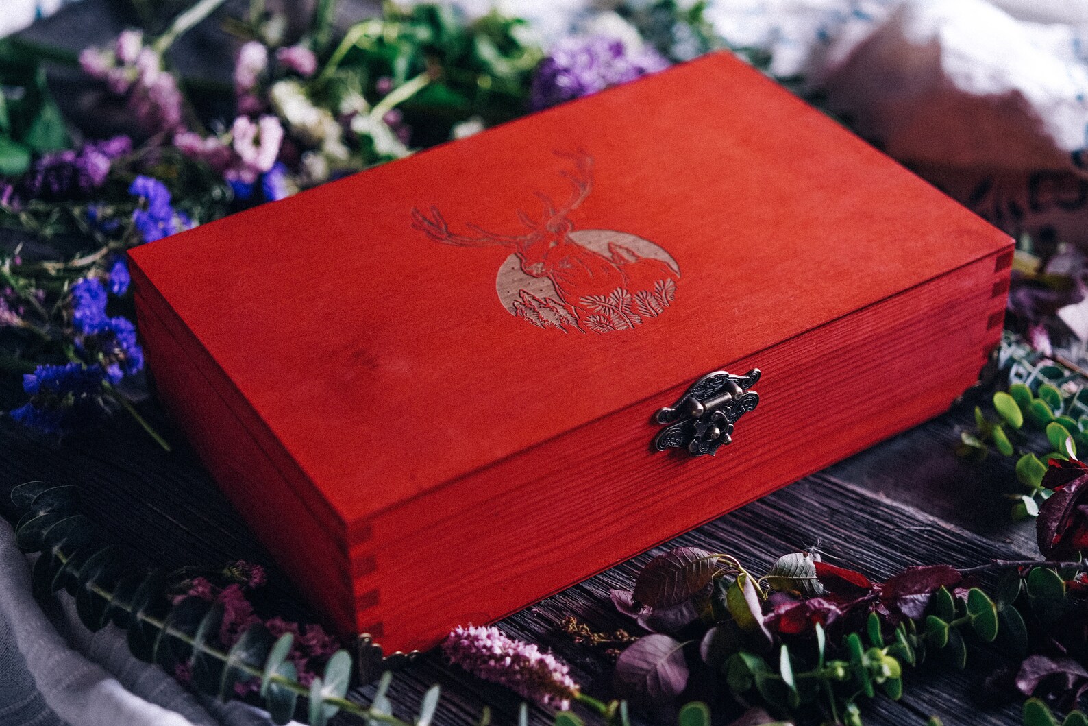 Wood Memory Box Engraved Baby Memory Box Wedding Memory Etsy