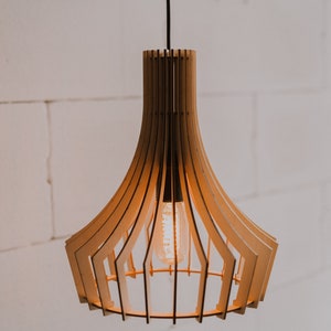 pendant light, ceiling light, wood pendant light, lamp shades, wood lamp, Chandelier Lighting, Industrial Lighting, Light, Pendant Lamp image 3