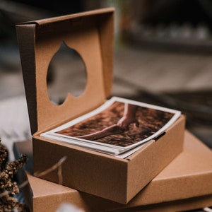 Caixa de papelão ecológico 100x 6x9 para fotos de 15 x 23 cm | embalagem para fotos de casamento | caixa para fotos | caixas de presente de caixa de papel | caixa de lembrança | Presente