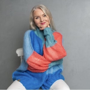 Oversize mohair luxury cardigan