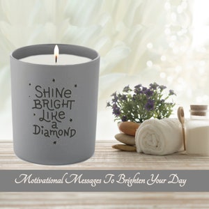 Motivational Messages Soy Candle Birthday Gift For Her-Encouragement-Personalised-Daughter Birthday