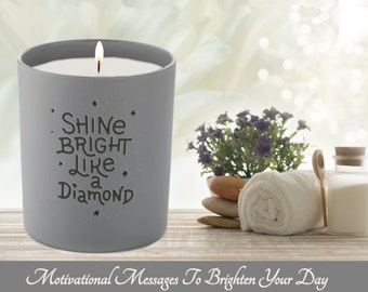 Motivational Messages Soy Candle Birthday Gift For Her-Encouragement-Personalised-Daughter Birthday