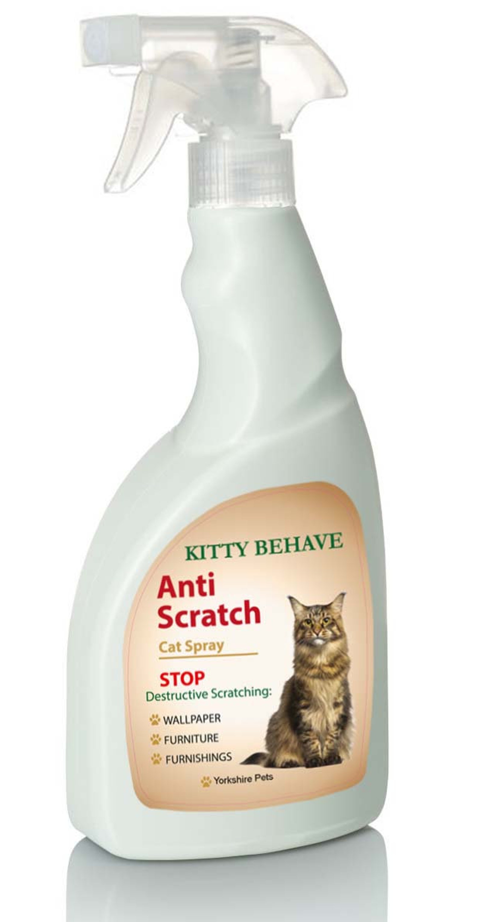 Kitty Behave Stop Cat Scratching Furniture & Wallpaper Spray Etsy