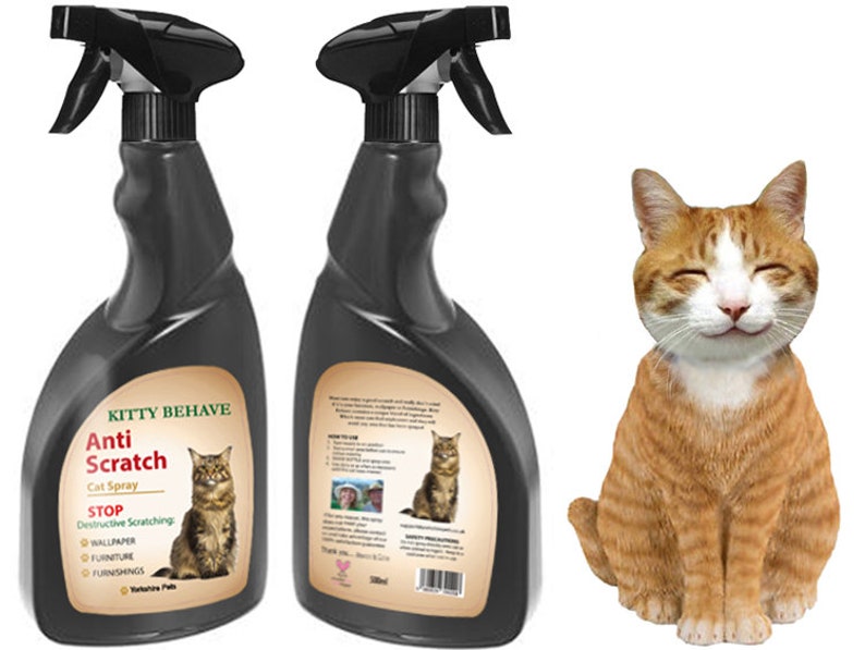 Kitty Behave Stop Cat Scratching Furniture & Wallpaper Spray Etsy Kitty Behave Stop Cat Scratching Furniture & Wallpaper Spray Etsy