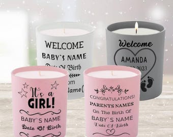 New Parents-Baby Gift-Scented Soy Candle-Mum-Dad-Congratulations
