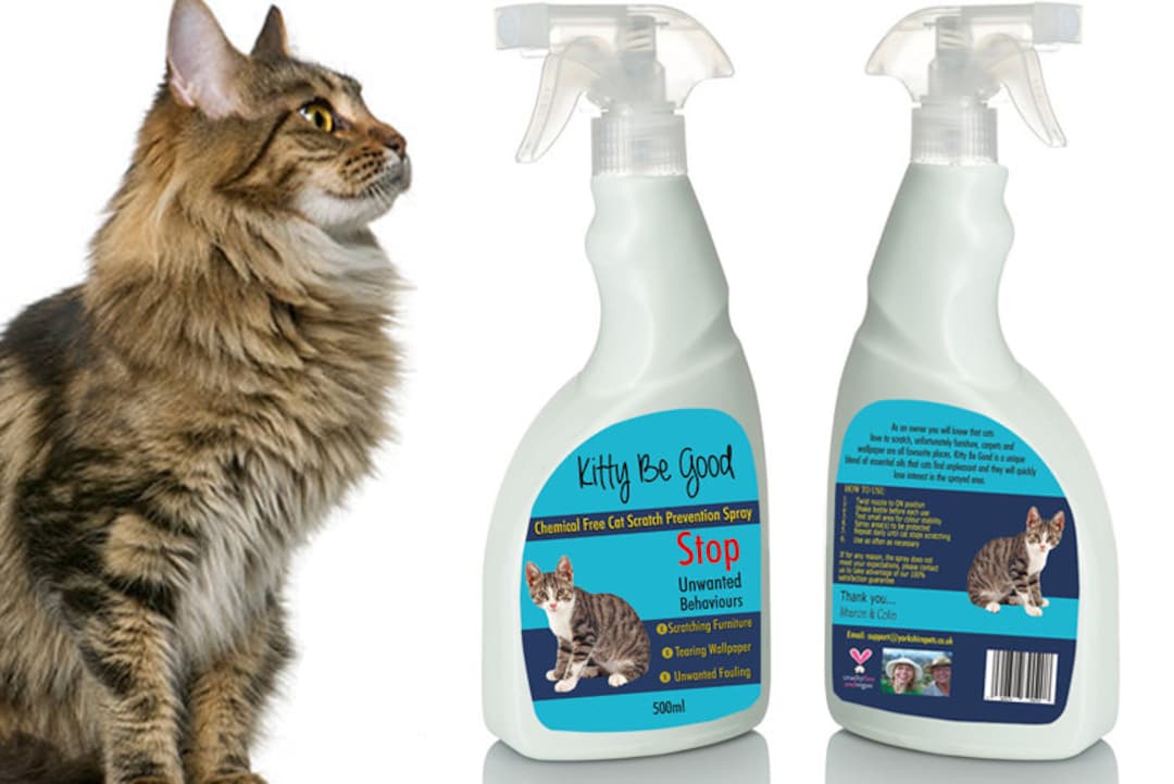 Spray for cat store scratching prevention