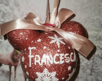 Personalized Christmas balls, Christmas tree decoration, Christmas decoration, ball with first name, original Christmas gift