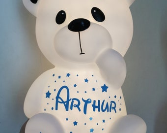 XL bear child night light, personalized bear with first name, perfect as a gift for a birth or birthday