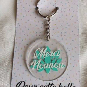 Llavero personalizado Idea de regalo Señora, Maestra, Niñera ect ...