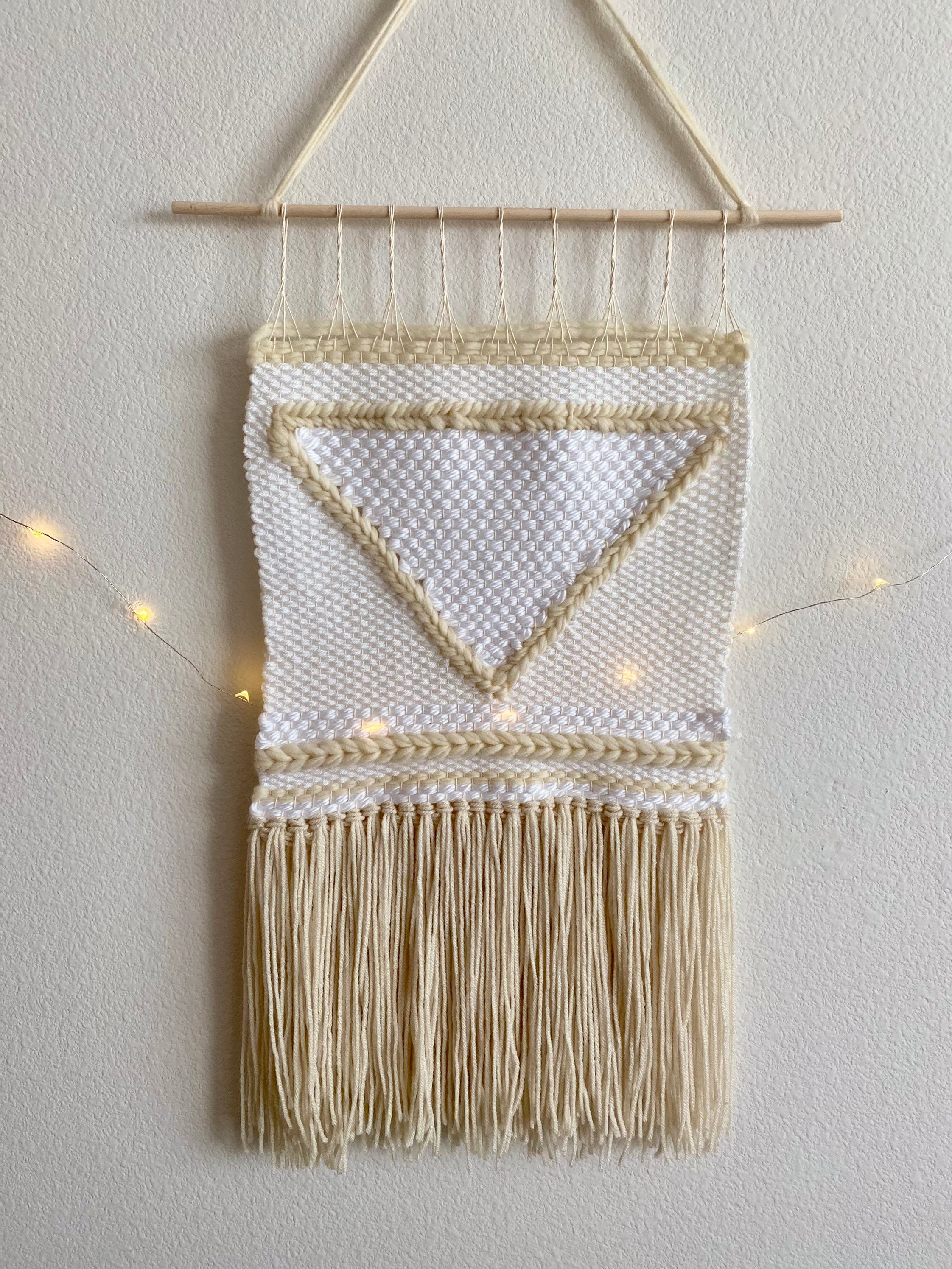 Geweven Muur Hangende Tapijt weven Boho Home Goods & Fiber Etsy Nederland