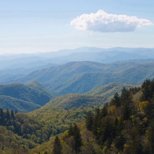 Blue Ridge Mountains Digital Art Print, Photography