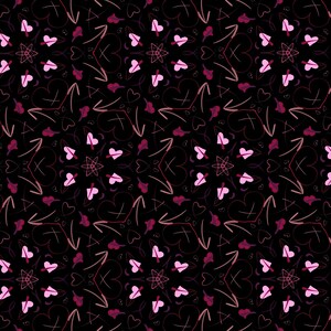 Digital Art Wallpaper 5 Black Pink Geometric Download Illustration Artwork