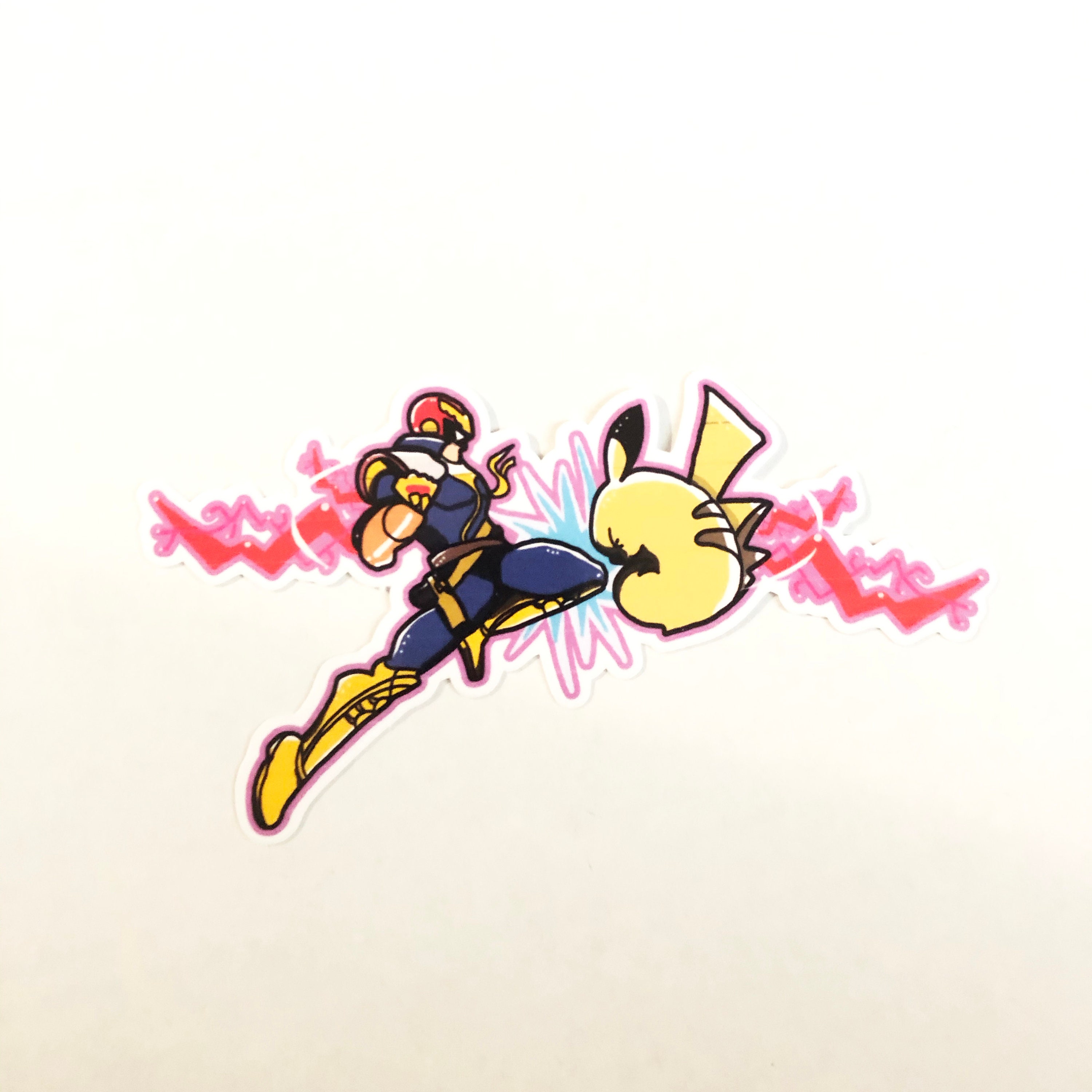 Knee of Justice Captain Falcon Sticker - Etsy