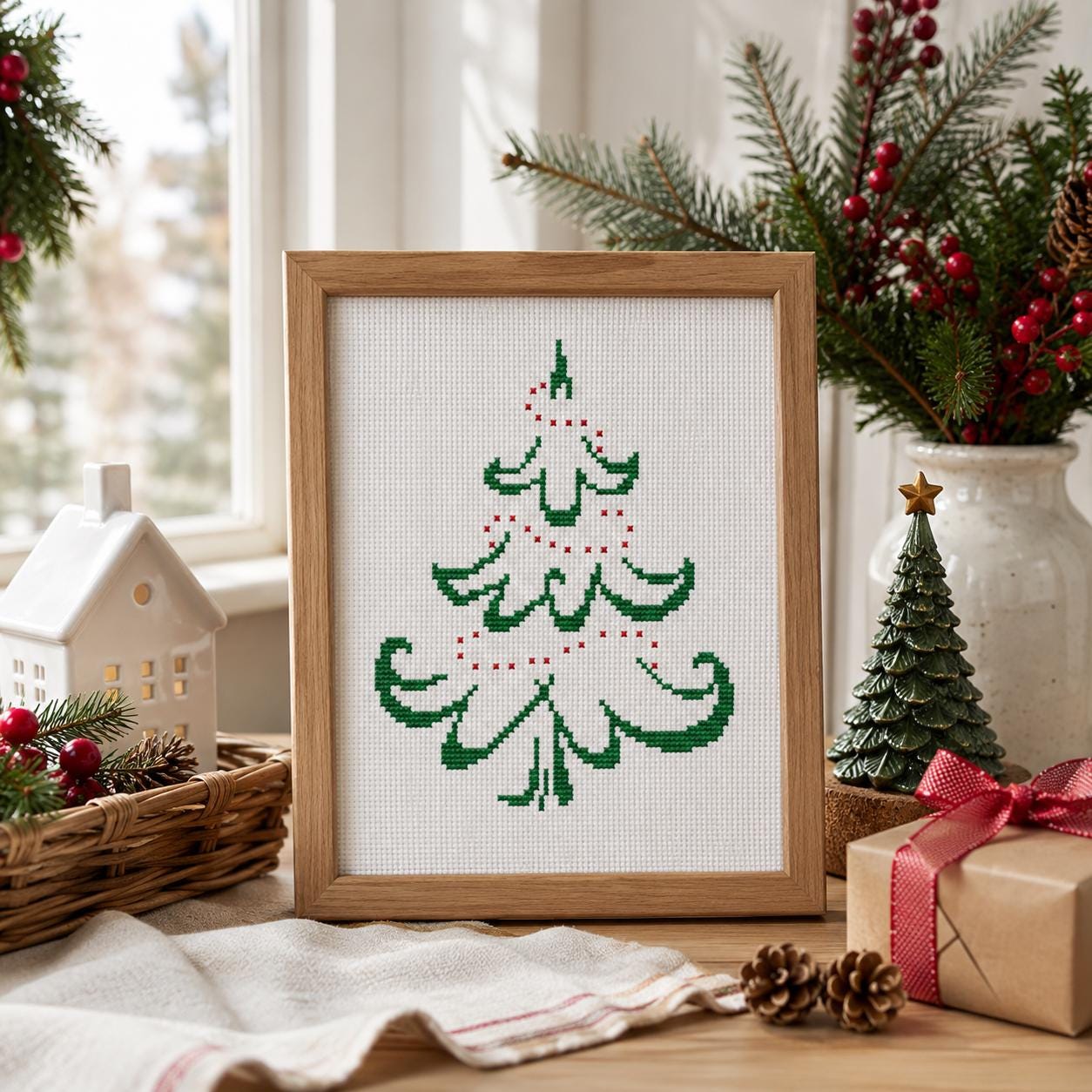 Christmas xstitch - Etsy 日本