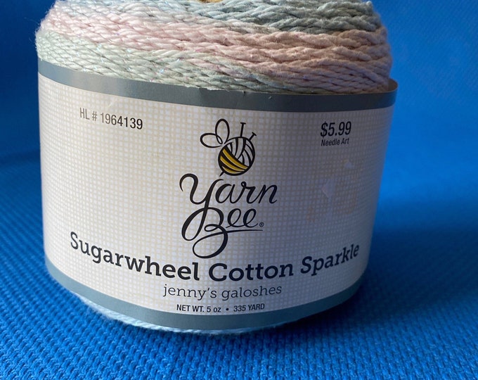 Yarn Bee Sugarwheel Cotton Sparkle Yarn Etsy