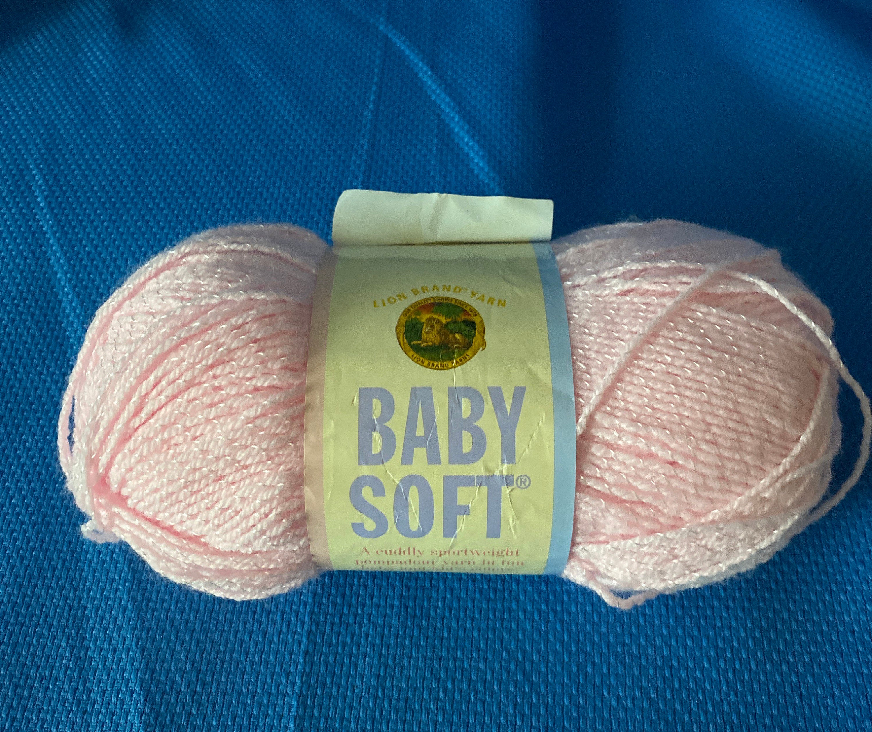 Lion Brand Yarn (1 Skein) Babysoft Baby Yarn Yarn, Twinkle Print