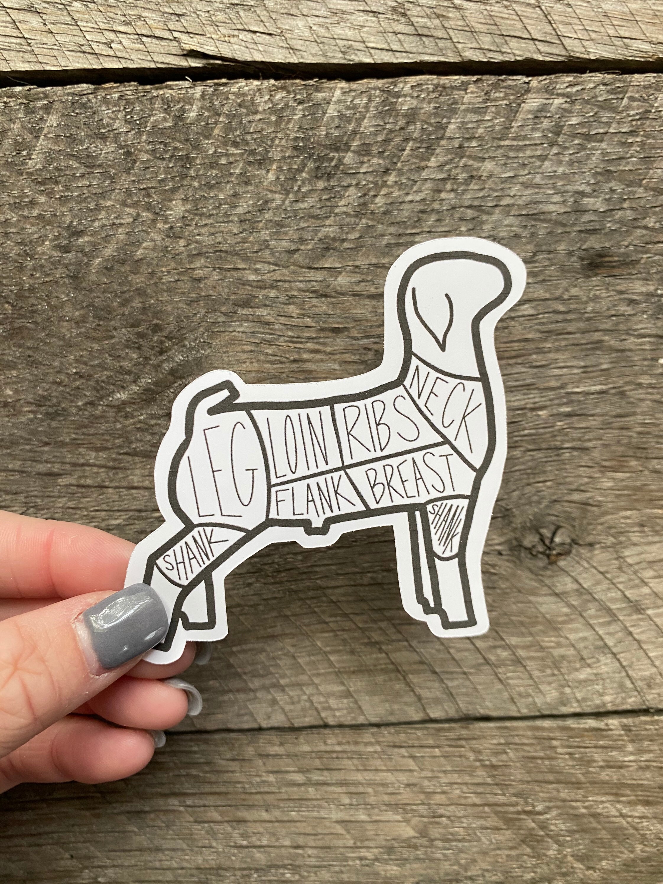 Show Goat Sticker / Show Goat / Livestock / Farming / Farm / Etsy