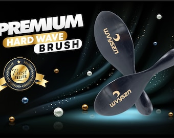 WVYSZN Premium Hard Wave Brush F-117 | Curve Designed perfect for Wolfing | Designed For Long Lasting and Consistent Waves |360 Waves WVYSZN