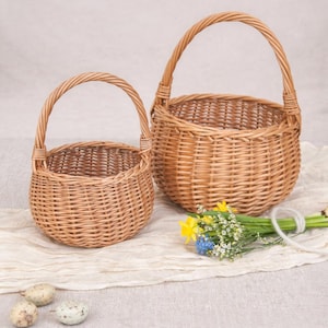 Osterkorb , Osterkörbchen, Osterkörbchen für Kinder, Weidenkorb, Ostergeschenk Baby, Osternest