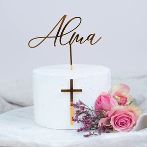 Cake Topper Name Personalisiert Acrylspiegel Gold , Tortenstecker, Cake Topper , Cake Topper , Tortenstecker, Kuchentopper