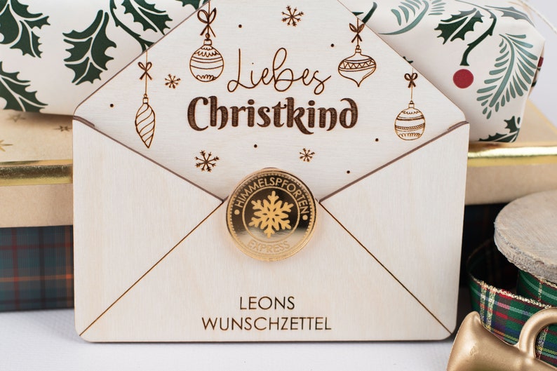 Christmas letter Christkind, wish list, wish list, letter Santa Claus image 6