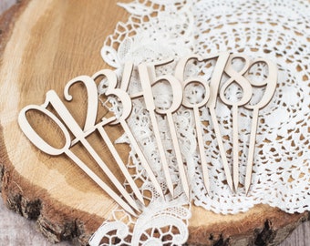 Cake Topper Zahlen Set , Tortenstecker, Cake Topper Zahl 0-9 , Kuchentopper, Geburtstagstorte