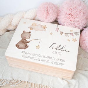 Niño estrella, caja de recuerdos personalizada para niño estrella, caja de recuerdos para bebé, compañero de duelo, regalo funerario, caja de madera de recuerdo