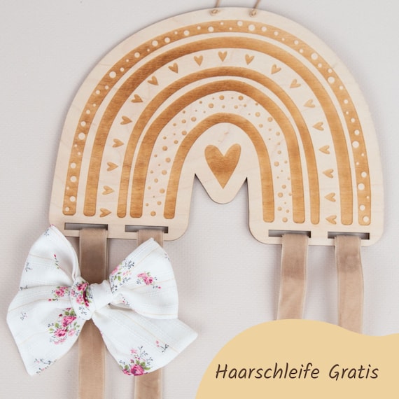 Regenbogen-Haarspangen 2er Set – 10,2 Cm, Bunte Band-Spangen – Für Damen & Mädchen