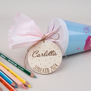 Étiquettes personnalisées pour cônes scolaires, cônes scolaires, étiquettes cadeaux, inscription scolaire