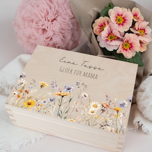 Teebox personalisiertes Geschenk zu Weihnachten für Mama, Oma, beste Freundin ,Weihnachtsgeschenk Lehrerin Erzieherin Nachbarn