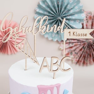 Cake Topper Set School Enrollment, Schoolchild, Cake Topper, Cake Topper
