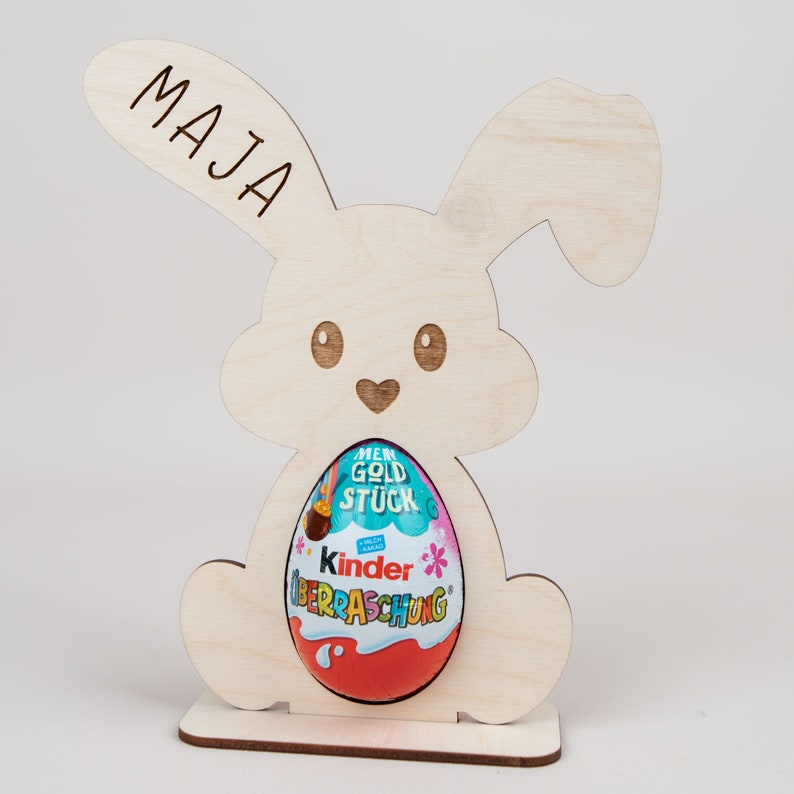 Maja Rabbit Ü-ei Bunny, Children's Easter Egg Holder, Personalized Surprise Egg ...